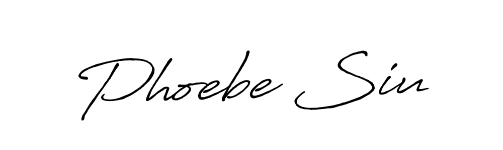 Use a signature maker to create a handwritten signature online. With this signature software, you can design (Antro_Vectra_Bolder) your own signature for name Phoebe Siu. Phoebe Siu signature style 7 images and pictures png