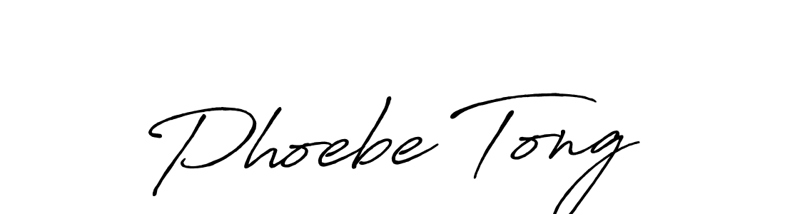 Design your own signature with our free online signature maker. With this signature software, you can create a handwritten (Antro_Vectra_Bolder) signature for name Phoebe Tong. Phoebe Tong signature style 7 images and pictures png