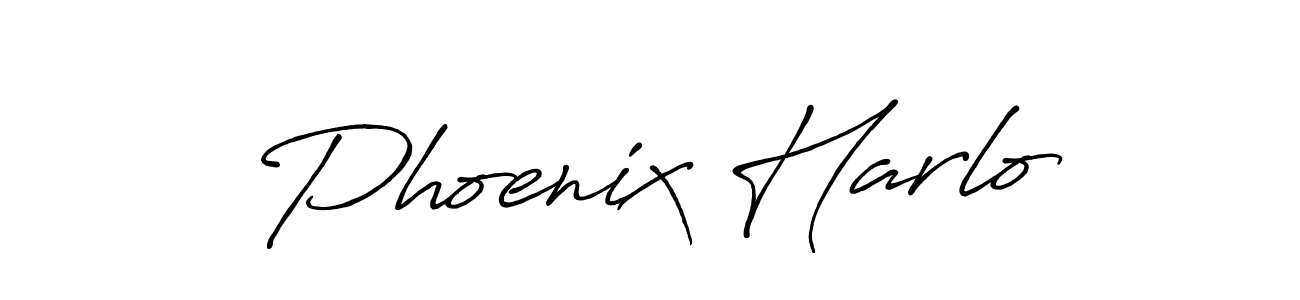 Also we have Phoenix Harlo name is the best signature style. Create professional handwritten signature collection using Antro_Vectra_Bolder autograph style. Phoenix Harlo signature style 7 images and pictures png