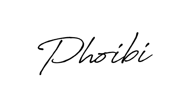 How to make Phoibi name signature. Use Antro_Vectra_Bolder style for creating short signs online. This is the latest handwritten sign. Phoibi signature style 7 images and pictures png