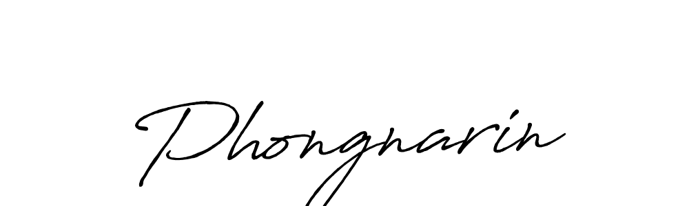 Create a beautiful signature design for name Phongnarin. With this signature (Antro_Vectra_Bolder) fonts, you can make a handwritten signature for free. Phongnarin signature style 7 images and pictures png
