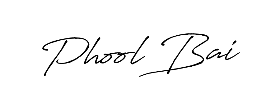 Similarly Antro_Vectra_Bolder is the best handwritten signature design. Signature creator online .You can use it as an online autograph creator for name Phool Bai. Phool Bai signature style 7 images and pictures png