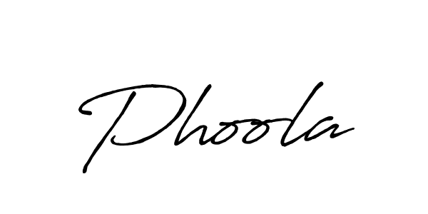 Make a beautiful signature design for name Phoola. With this signature (Antro_Vectra_Bolder) style, you can create a handwritten signature for free. Phoola signature style 7 images and pictures png