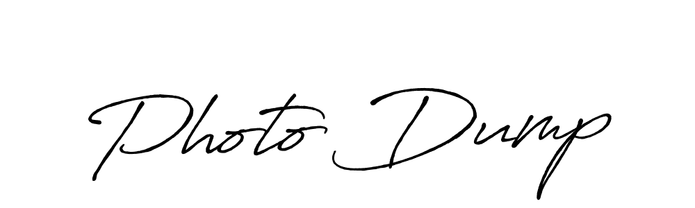 The best way (Antro_Vectra_Bolder) to make a short signature is to pick only two or three words in your name. The name Photo Dump include a total of six letters. For converting this name. Photo Dump signature style 7 images and pictures png