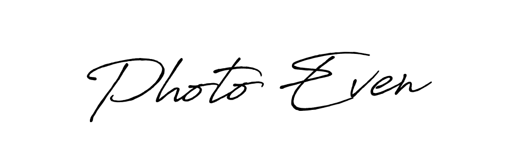 Create a beautiful signature design for name Photo Even. With this signature (Antro_Vectra_Bolder) fonts, you can make a handwritten signature for free. Photo Even signature style 7 images and pictures png