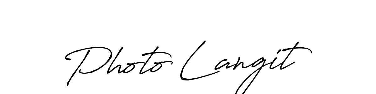 Make a beautiful signature design for name Photo Langit. Use this online signature maker to create a handwritten signature for free. Photo Langit signature style 7 images and pictures png