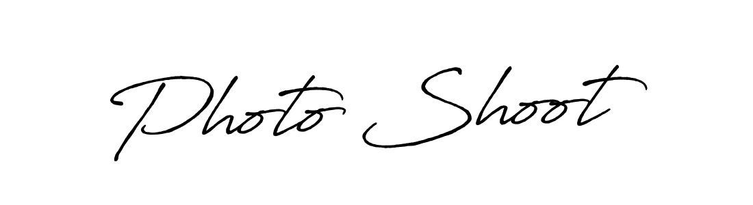 Make a beautiful signature design for name Photo Shoot. With this signature (Antro_Vectra_Bolder) style, you can create a handwritten signature for free. Photo Shoot signature style 7 images and pictures png