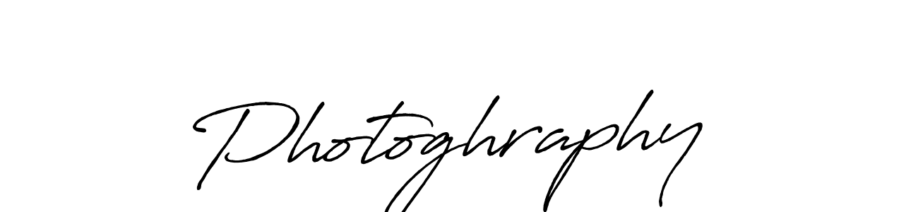Also You can easily find your signature by using the search form. We will create Photoghraphy  name handwritten signature images for you free of cost using Antro_Vectra_Bolder sign style. Photoghraphy  signature style 7 images and pictures png