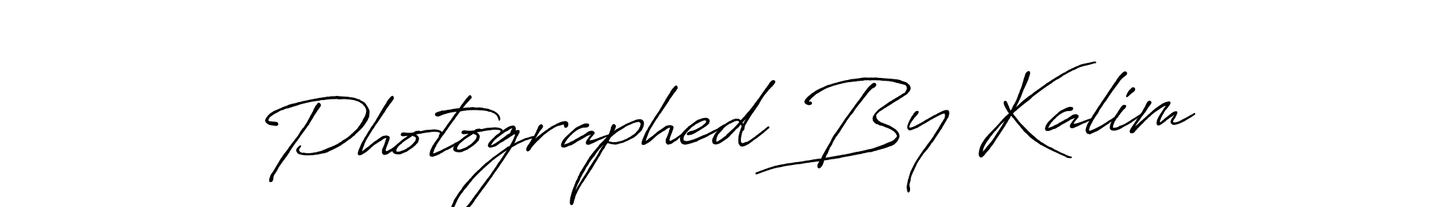Similarly Antro_Vectra_Bolder is the best handwritten signature design. Signature creator online .You can use it as an online autograph creator for name Photographed By Kalim. Photographed By Kalim signature style 7 images and pictures png