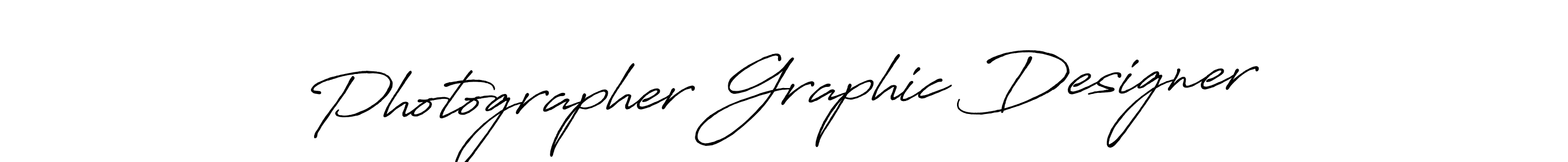 Similarly Antro_Vectra_Bolder is the best handwritten signature design. Signature creator online .You can use it as an online autograph creator for name Photographer Graphic Designer. Photographer Graphic Designer signature style 7 images and pictures png