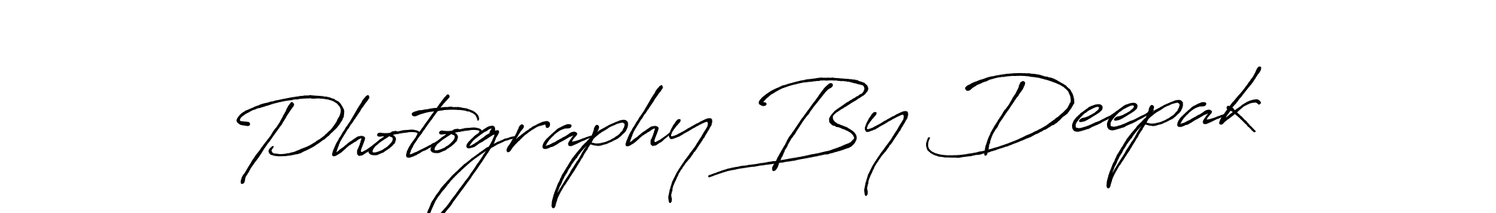 The best way (Antro_Vectra_Bolder) to make a short signature is to pick only two or three words in your name. The name Photography By Deepak include a total of six letters. For converting this name. Photography By Deepak signature style 7 images and pictures png