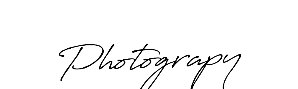 Also You can easily find your signature by using the search form. We will create Photograpy name handwritten signature images for you free of cost using Antro_Vectra_Bolder sign style. Photograpy signature style 7 images and pictures png