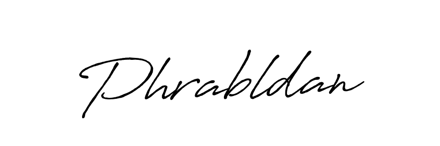 The best way (Antro_Vectra_Bolder) to make a short signature is to pick only two or three words in your name. The name Phrabldan include a total of six letters. For converting this name. Phrabldan signature style 7 images and pictures png