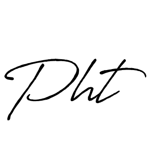 You should practise on your own different ways (Antro_Vectra_Bolder) to write your name (Pht) in signature. don't let someone else do it for you. Pht signature style 7 images and pictures png