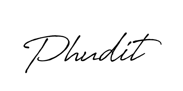 Make a beautiful signature design for name Phudit. With this signature (Antro_Vectra_Bolder) style, you can create a handwritten signature for free. Phudit signature style 7 images and pictures png