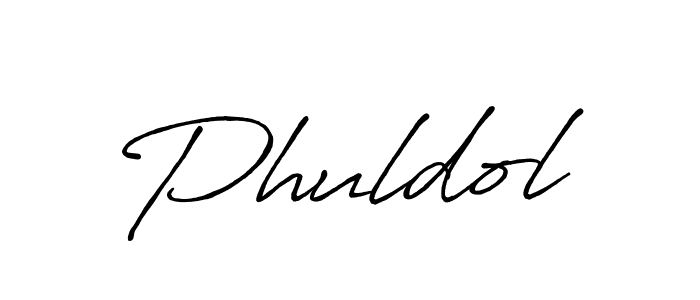 How to make Phuldol name signature. Use Antro_Vectra_Bolder style for creating short signs online. This is the latest handwritten sign. Phuldol signature style 7 images and pictures png