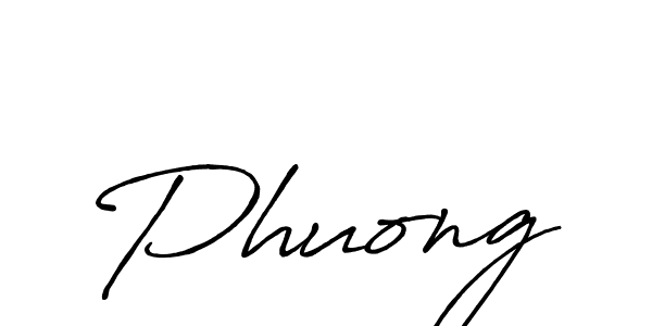Design your own signature with our free online signature maker. With this signature software, you can create a handwritten (Antro_Vectra_Bolder) signature for name Phuong. Phuong signature style 7 images and pictures png