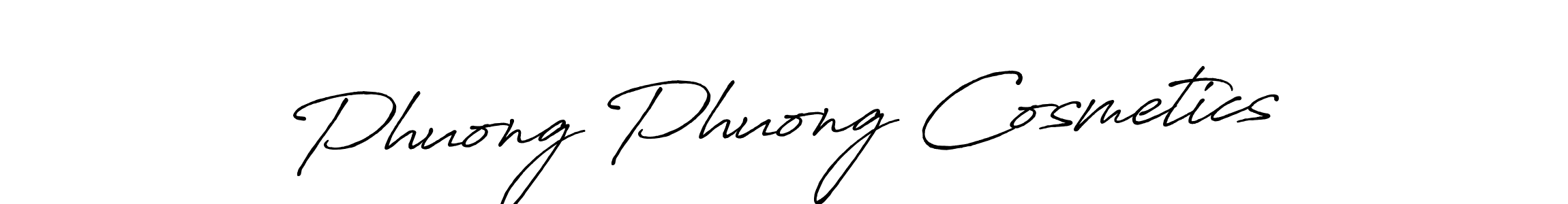 Phuong Phuong Cosmetics stylish signature style. Best Handwritten Sign (Antro_Vectra_Bolder) for my name. Handwritten Signature Collection Ideas for my name Phuong Phuong Cosmetics. Phuong Phuong Cosmetics signature style 7 images and pictures png