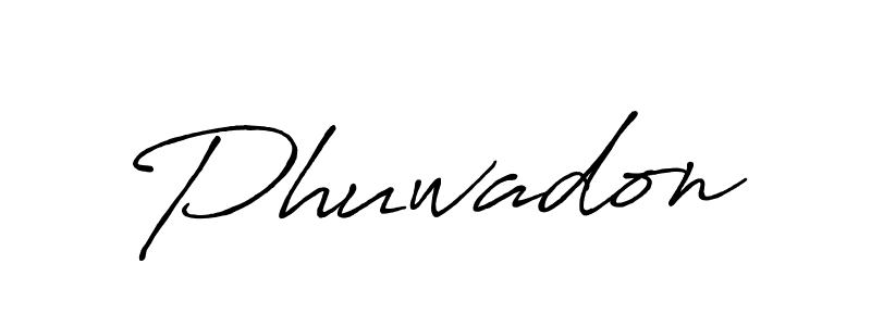 Also You can easily find your signature by using the search form. We will create Phuwadon name handwritten signature images for you free of cost using Antro_Vectra_Bolder sign style. Phuwadon signature style 7 images and pictures png