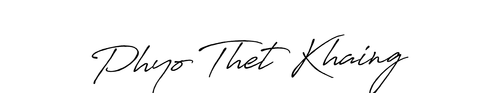 Best and Professional Signature Style for Phyo Thet Khaing. Antro_Vectra_Bolder Best Signature Style Collection. Phyo Thet Khaing signature style 7 images and pictures png