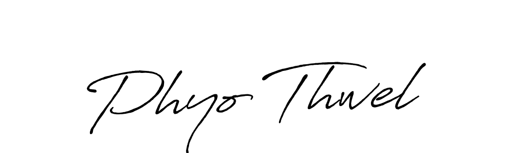 Also You can easily find your signature by using the search form. We will create Phyo Thwel name handwritten signature images for you free of cost using Antro_Vectra_Bolder sign style. Phyo Thwel signature style 7 images and pictures png