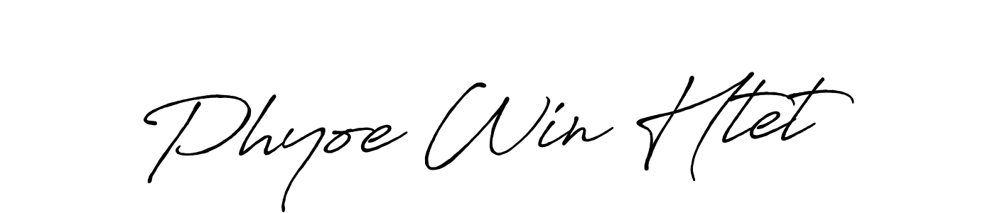 Antro_Vectra_Bolder is a professional signature style that is perfect for those who want to add a touch of class to their signature. It is also a great choice for those who want to make their signature more unique. Get Phyoe Win Htet name to fancy signature for free. Phyoe Win Htet signature style 7 images and pictures png