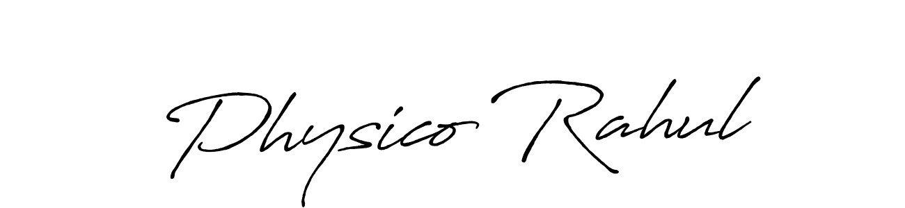 Also we have Physico Rahul name is the best signature style. Create professional handwritten signature collection using Antro_Vectra_Bolder autograph style. Physico Rahul signature style 7 images and pictures png