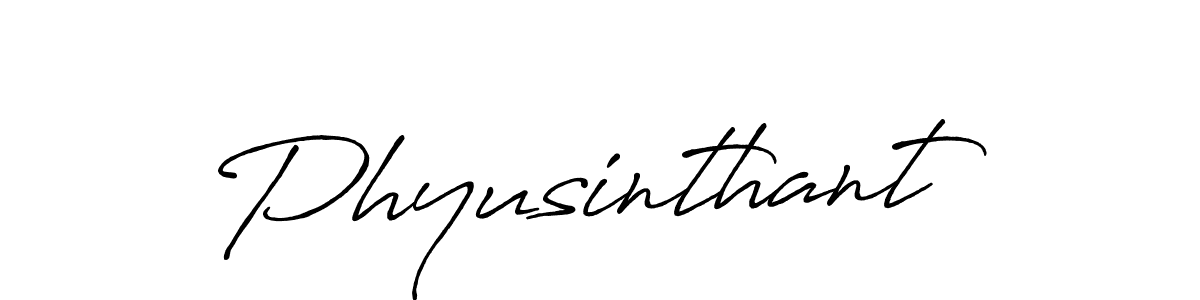 You should practise on your own different ways (Antro_Vectra_Bolder) to write your name (Phyusinthant) in signature. don't let someone else do it for you. Phyusinthant signature style 7 images and pictures png