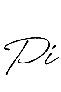 Also You can easily find your signature by using the search form. We will create Pi name handwritten signature images for you free of cost using Antro_Vectra_Bolder sign style. Pi signature style 7 images and pictures png