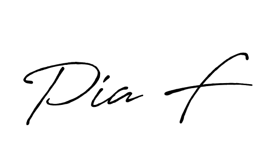 Also we have Pia F name is the best signature style. Create professional handwritten signature collection using Antro_Vectra_Bolder autograph style. Pia F signature style 7 images and pictures png