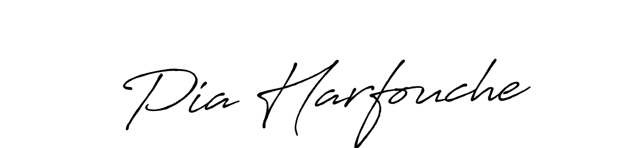 Design your own signature with our free online signature maker. With this signature software, you can create a handwritten (Antro_Vectra_Bolder) signature for name Pia Harfouche. Pia Harfouche signature style 7 images and pictures png