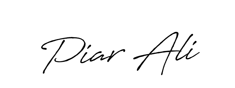 Piar Ali stylish signature style. Best Handwritten Sign (Antro_Vectra_Bolder) for my name. Handwritten Signature Collection Ideas for my name Piar Ali. Piar Ali signature style 7 images and pictures png