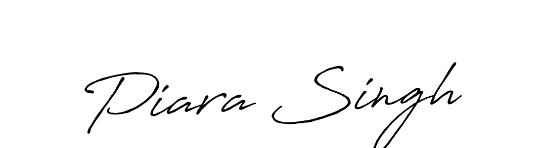 Also we have Piara Singh name is the best signature style. Create professional handwritten signature collection using Antro_Vectra_Bolder autograph style. Piara Singh signature style 7 images and pictures png