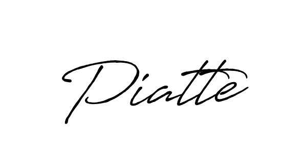 The best way (Antro_Vectra_Bolder) to make a short signature is to pick only two or three words in your name. The name Piatte include a total of six letters. For converting this name. Piatte signature style 7 images and pictures png