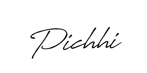 Similarly Antro_Vectra_Bolder is the best handwritten signature design. Signature creator online .You can use it as an online autograph creator for name Pichhi. Pichhi signature style 7 images and pictures png