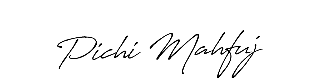Make a beautiful signature design for name Pichi Mahfuj. Use this online signature maker to create a handwritten signature for free. Pichi Mahfuj signature style 7 images and pictures png