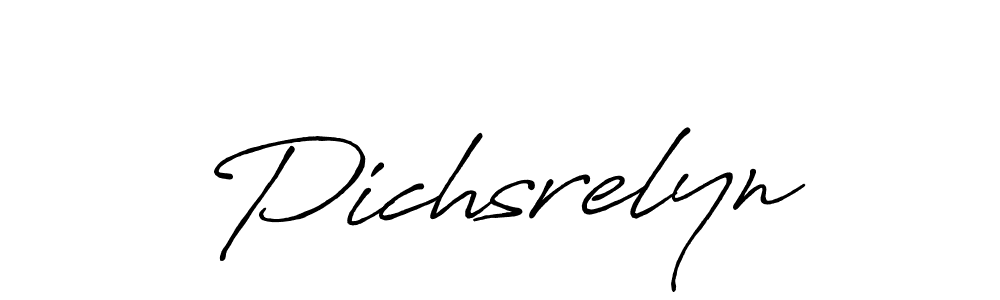 Also we have Pichsrelyn name is the best signature style. Create professional handwritten signature collection using Antro_Vectra_Bolder autograph style. Pichsrelyn signature style 7 images and pictures png