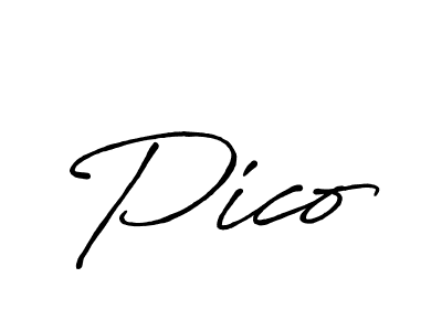 if you are searching for the best signature style for your name Pico. so please give up your signature search. here we have designed multiple signature styles  using Antro_Vectra_Bolder. Pico signature style 7 images and pictures png