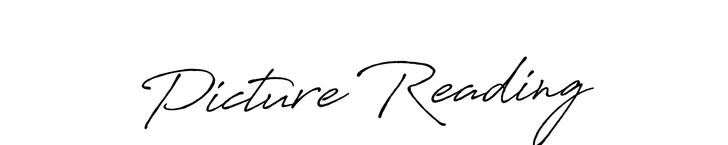 Best and Professional Signature Style for Picture Reading. Antro_Vectra_Bolder Best Signature Style Collection. Picture Reading signature style 7 images and pictures png