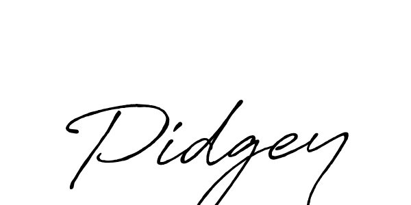 How to make Pidgey name signature. Use Antro_Vectra_Bolder style for creating short signs online. This is the latest handwritten sign. Pidgey signature style 7 images and pictures png