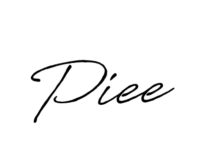 Design your own signature with our free online signature maker. With this signature software, you can create a handwritten (Antro_Vectra_Bolder) signature for name Piee. Piee signature style 7 images and pictures png