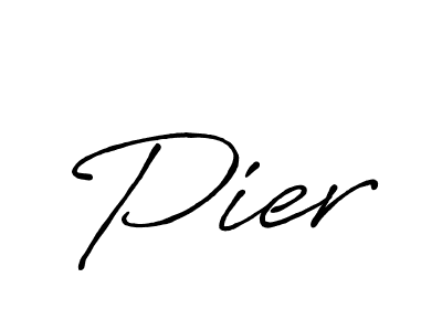 Make a beautiful signature design for name Pier. Use this online signature maker to create a handwritten signature for free. Pier signature style 7 images and pictures png