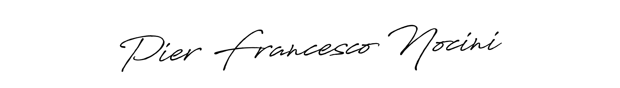 How to make Pier Francesco Nocini name signature. Use Antro_Vectra_Bolder style for creating short signs online. This is the latest handwritten sign. Pier Francesco Nocini signature style 7 images and pictures png