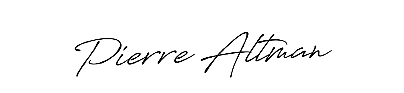 Design your own signature with our free online signature maker. With this signature software, you can create a handwritten (Antro_Vectra_Bolder) signature for name Pierre Altman. Pierre Altman signature style 7 images and pictures png