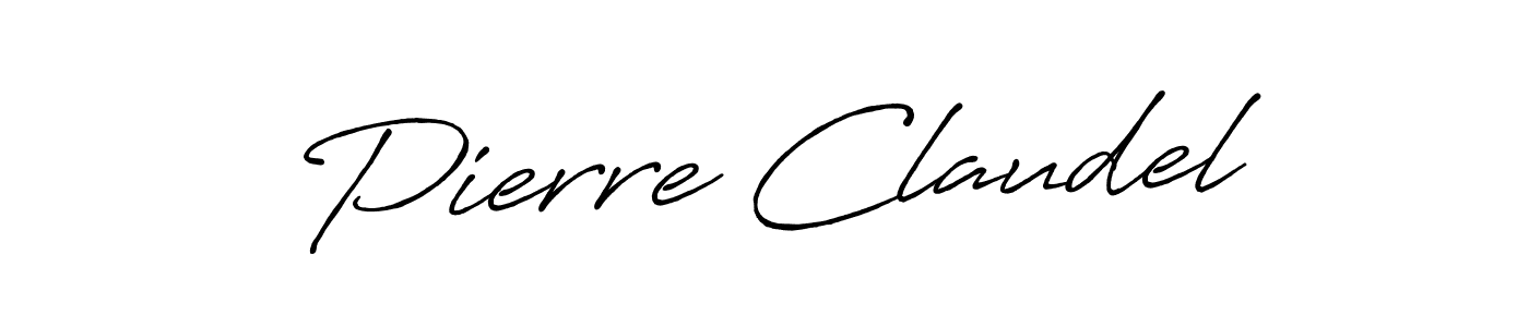 Make a beautiful signature design for name Pierre Claudel. With this signature (Antro_Vectra_Bolder) style, you can create a handwritten signature for free. Pierre Claudel signature style 7 images and pictures png