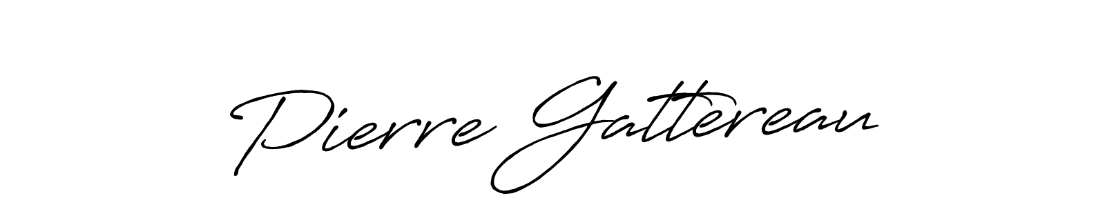 How to make Pierre Gattereau name signature. Use Antro_Vectra_Bolder style for creating short signs online. This is the latest handwritten sign. Pierre Gattereau signature style 7 images and pictures png