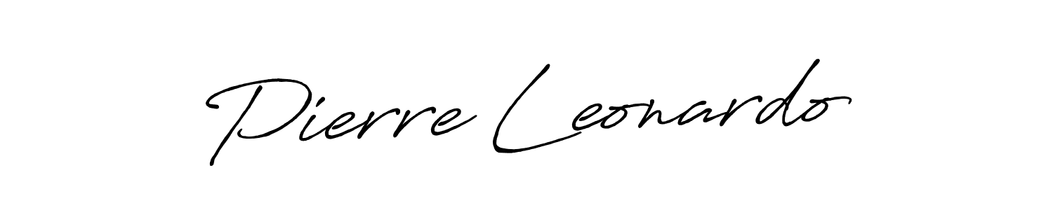 Create a beautiful signature design for name Pierre Leonardo. With this signature (Antro_Vectra_Bolder) fonts, you can make a handwritten signature for free. Pierre Leonardo signature style 7 images and pictures png