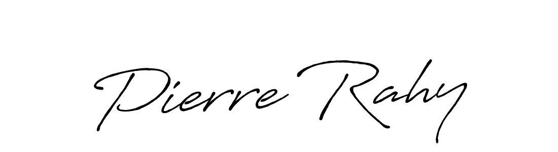 Design your own signature with our free online signature maker. With this signature software, you can create a handwritten (Antro_Vectra_Bolder) signature for name Pierre Rahy. Pierre Rahy signature style 7 images and pictures png