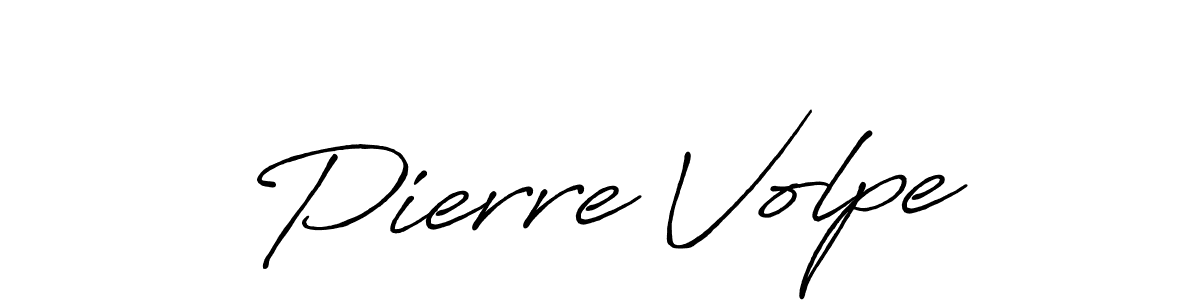 Pierre Volpe stylish signature style. Best Handwritten Sign (Antro_Vectra_Bolder) for my name. Handwritten Signature Collection Ideas for my name Pierre Volpe. Pierre Volpe signature style 7 images and pictures png