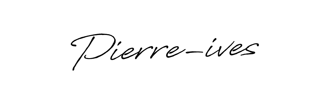 How to make Pierre-ives signature? Antro_Vectra_Bolder is a professional autograph style. Create handwritten signature for Pierre-ives name. Pierre-ives signature style 7 images and pictures png